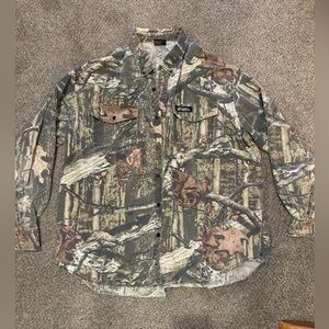Camo Outdoor button down shirt